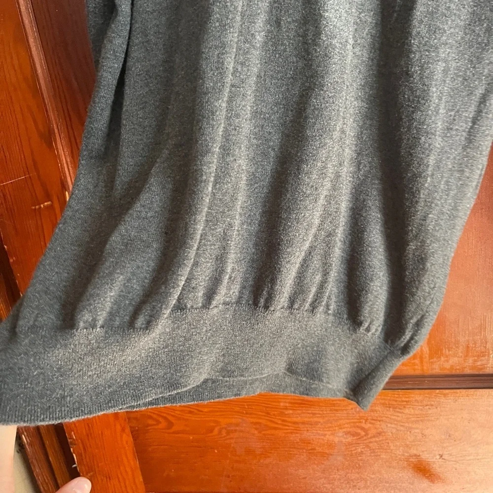 crown & ivy Charcoal V-Neck Sweater